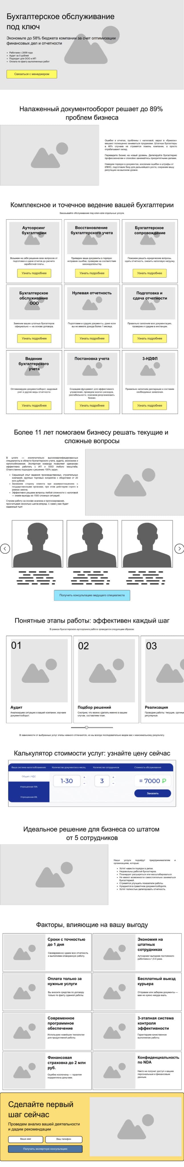 Кейс бухгалтерских услуг